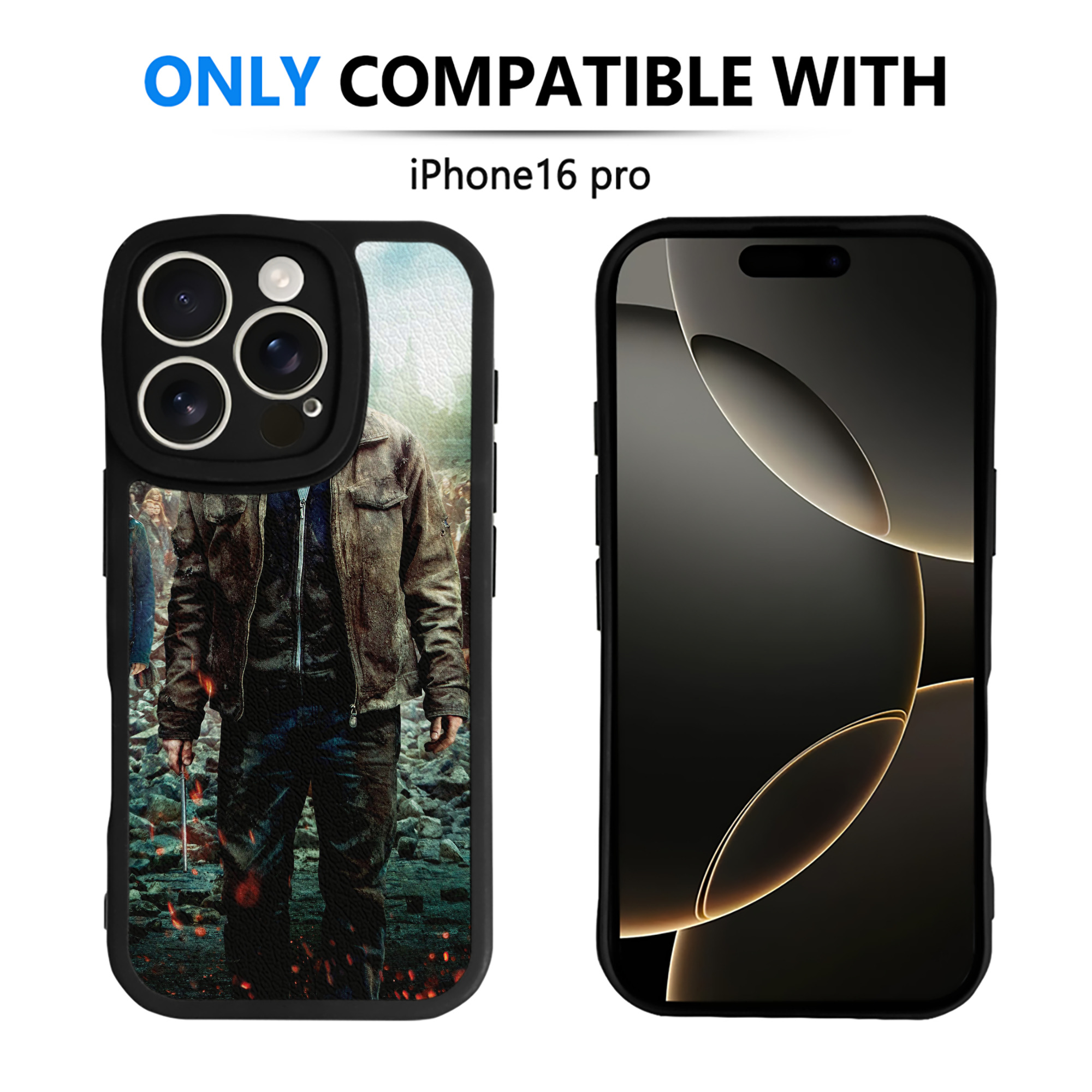 （画像用） Harry Potter ハリー・ポッターシリーズ 【iPhone 16シリーズ対応】シリコンスマホケース（レザー調） 材質：シリコン